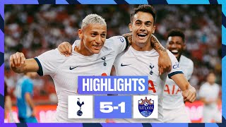 RICHARLISON SCORES HATTRICK IN SINGAPORE  TOTTENHAM HOTSPUR 51 LION CITY SAILORS  HIGHLIGHTS [upl. by Eerpud]