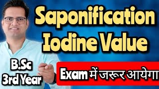 Saponification ValueIodine Value bedkdian mjpru bsc3rdyear chemistry [upl. by Alvita687]