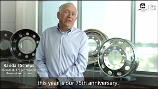 Alcoa® Wheels President Randall Scheps about 75th Anniversary [upl. by Honig160]