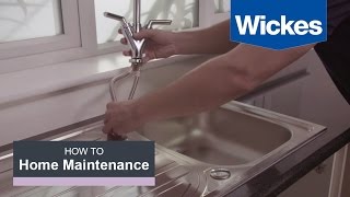 How to Remove and Replace a Kitchen Tap with Wickes [upl. by Olethea]