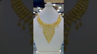 🟥 TOP TRENDING GOLD JEWELLERY NECKLACE MALA SET RANI HAAR CHOKER DESIGN gold dubaijewellery 22k [upl. by Lovato314]