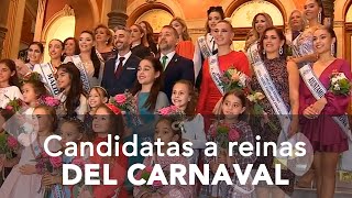 Recepción a las candidatas a reinas del Carnaval de Santa Cruz de Tenerife [upl. by Clementia978]