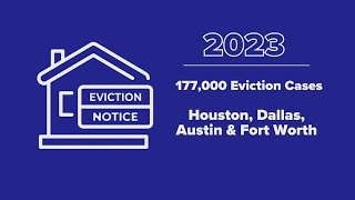 Report Texas eviction filings are above prepandemic levels [upl. by Lezley]