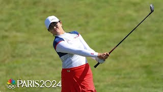 Rose Zhang Lydia Ko among movers in Round 3 of womens golf play  Paris Olympics  NBC Sports [upl. by Aisereht]