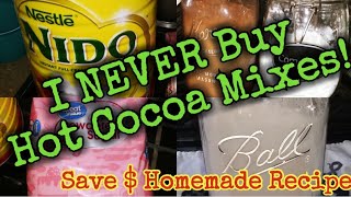 I Never Buy Hot CocoaCheap ampEasy Homemade Recipemartinmidlifemisadventures [upl. by Seidule]