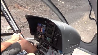 AIRBUS HELICOPTER H130 STARTUP amp TAKEOFF on Board  Blue Hawaiian [upl. by Yerocal]