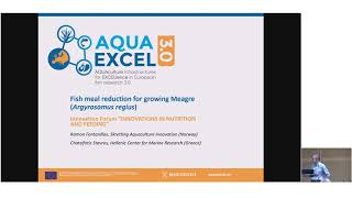 AQUAEXCEL30 Brokerage Event  Aquaculture Europe 2023 Ramon Fontanillas [upl. by Eineg]