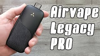 Airvape Legacy PRO Review  NEW for 2022 OnDemand Full Convection Vaporizer with Wireless Charging [upl. by Leissam]