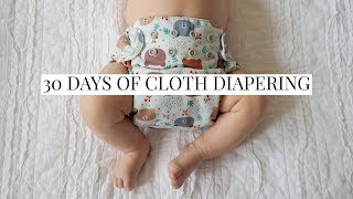 30 Days of Cloth Diapering  Brand Reviews  FAQs [upl. by Gregoire]