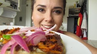 Cochinita pibil fácil y en estufaPanuchosMarisolpink [upl. by Nirra]