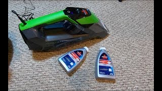 BISSELL Pet Stain Eraser 2003T Cordless Portable Carpet Cleaner Green [upl. by Adao377]