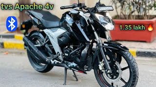 2024 TVS Apache RTR 160 4V Dual Channel ABS Review  On Road Price [upl. by Richie218]