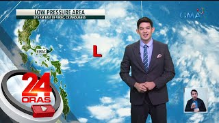 Isa nang LPA ang namataang kumpol ng kaulapan sa loob ng PAR — PAGASA  24 Oras [upl. by Anahoj]