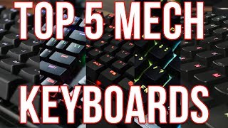 Top 5 Budget Mechanical Keyboards Under 70 [upl. by Eidroj365]