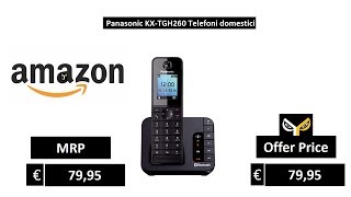 Panasonic KXTGH260 Telefoni domestici [upl. by Yrro]