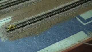 Ballasting for N gauge trains [upl. by Attelrac389]