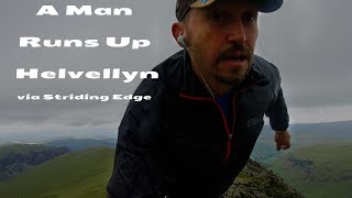 A Man Runs Up Helvellyn via Striding Edge [upl. by Seel]