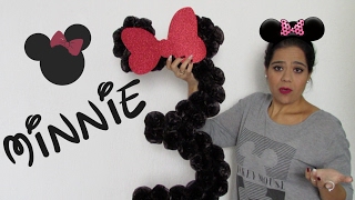 DIY  Decoração para mesa da Minnie [upl. by Roxie]