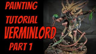 Painting Tutorial Verminlord part 1 Skin [upl. by Rosenstein]