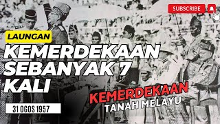 LAUNGAN KEMERDEKAAN TANAH MELAYU  31 OGOS 1957  STADIUM MERDEKA [upl. by Susumu]