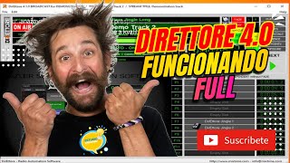 DIRETTORE 4 0 RADIO AUTOMATION SOFTWARE FUNCIONANDO FULL [upl. by Kathi825]