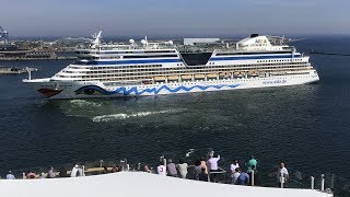 AIDAdiva meets Mein Schiff 6 in Kopenhagen  18052017  4K [upl. by Alisha]