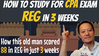 How to Pass the CPA Exam How to study for REG How I Passed REG in 3 weeks with 88 Tips amp Tricks [upl. by Fish]