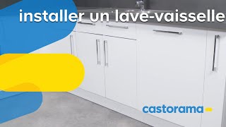 Installer un lavevaisselle Castorama [upl. by Boggs]