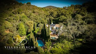 Country villa with private forest for sale in Casares Andalusia Southern Spain [upl. by Yht]