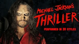 Michael Jackson  Thriller  Ten Second Songs 20 Style Halloween Cover [upl. by Bertine]