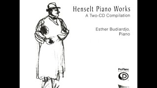 9 Douze Études de Salon Op5 No7 Henselt Piano Works Esther Budiardjo Piano [upl. by Ecitsuj]