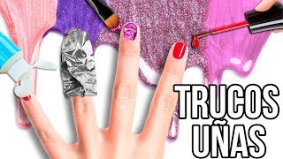 TRUCOS PARA UÑAS QUE DEBES SABER ❤️ NAIL HACKS  Tutoriales Belen [upl. by Cherin]