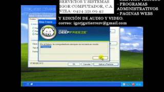 Tutorial  Uso del Deep freeze Congelador [upl. by Ianej641]