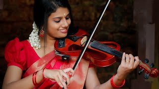 Chentharmizhi Violin cover by Aparna Babu 🎻 reels trend trending malayalam traditional [upl. by Marline325]