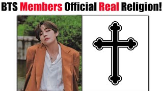 BTS Members Official REAL Religion 😱😍💜 [upl. by Wilfrid]