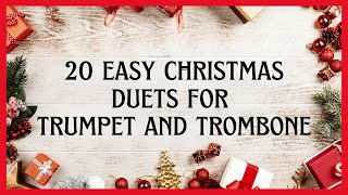 20 Easy Christmas Duets for Trumpet and Trombone [upl. by Hurd]