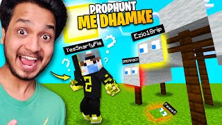 Funny Minecraft Prop Hunt Me Dhamaka on Himlands Map ftYesSmartyPie DREAMBOYYT MrFalanaG [upl. by Cohbath]