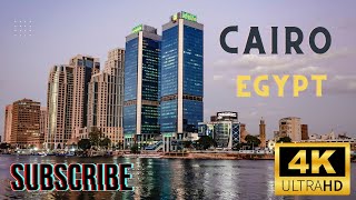 Cairo Amazing 4k drone footage  Egypt [upl. by Bolan]