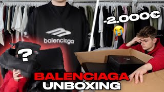 MEIN GRÖSSTER FEHLKAUF EVER🤬 XL 2000€ Balenciaga Unboxing📦😭  Jan [upl. by Anyak]