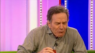 Bryan Cranston tastes IRN BRU for the first time  with subtitles [upl. by Tnomal616]