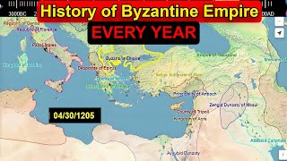 The History of Byzantine Empire Every Year  Documentary [upl. by Jansen77]