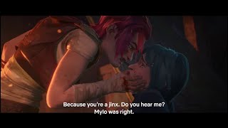 Vi hits Powder Episode 3 Ending  Netflix  Arcane [upl. by Saito984]