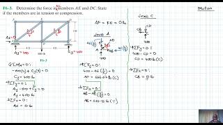 F6–3 Structural Analysis Chapter 6 Hibbeler Statics Benam Academy [upl. by Feliza]