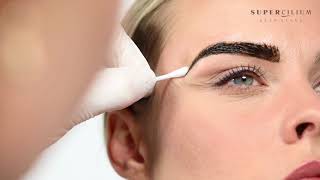 How to use Brow Henna Instruction video by Supercilium [upl. by Atirihs629]