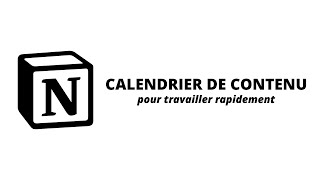 Créer un calendrier de contenu sur Notion drag and drop [upl. by Gail]