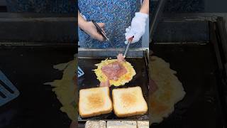 Bacon Egg amp Cheese Toast  Korean Street Food shorts [upl. by Haila]