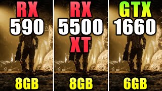 RX 590 vs RX 5500 XT vs GTX 1660  20 Games Test in 2023 [upl. by Inacana]