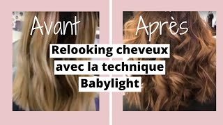 AVANT  APRÈS Relooking cheveux [upl. by Jumbala]