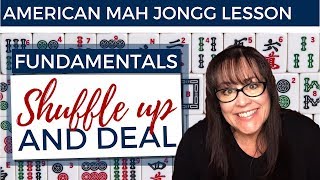 American Mah Jongg Lesson Fundamentals 8 Shuffle Up and Deal mock card [upl. by Lanni]