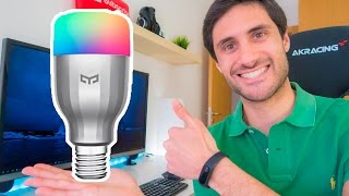 LUZ INTELIGENTE por 15€  RECOMENDO  Xiaomi Yeelight RGBW Análise [upl. by Gonyea]